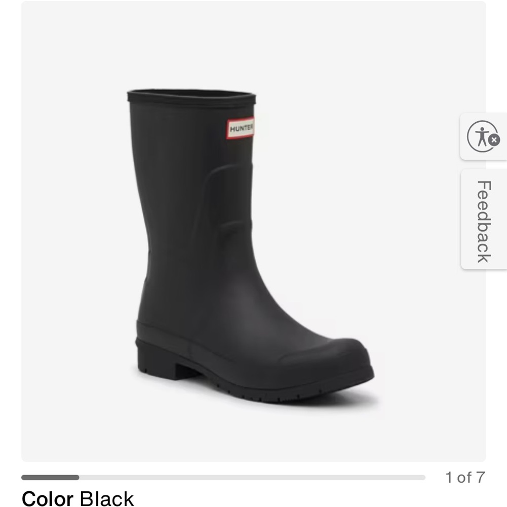 Hunter Classic Black Waterproof Boots